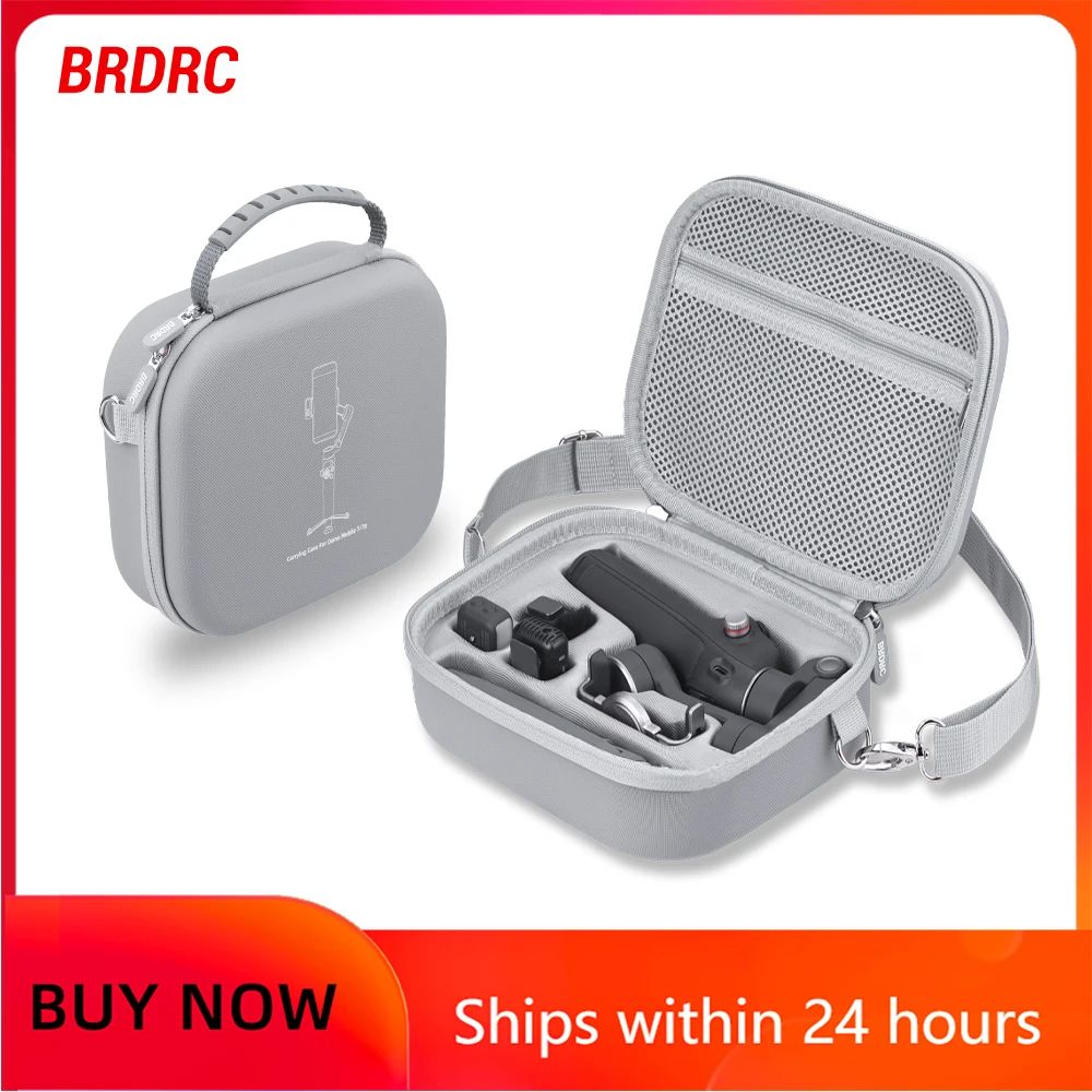 BRDRC Gimbal Osmo Mobile 7P Hülle PU-Leder Tragbare Aufbewahrung OM 7P Umhängetasche Reise Hartbox für DJI OM 7P Zubehör Image