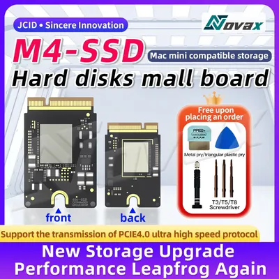 JCID SSD M4 Mac Mini-2TB/1TB/512GB Internal Solid State Hard Disk M4 SSD Drive 10-Layer PCB Board For MAC MINI M4 SSD Capacity