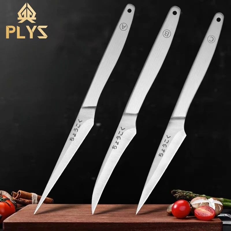 Ganzstahl-Schnitzmesser Chef Professionelles Schnitzmesser Obst Gemüseschale Spezielles Küchenmesserset Image