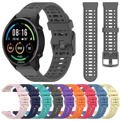 Für Xiaomi Watch 2 Pro Armband 22 mm Silikonarmband für Mi Watch S4 S3 Color 2 S1 Active/Pro S2 42 mm 46 mm SmartWatch Sportband Image