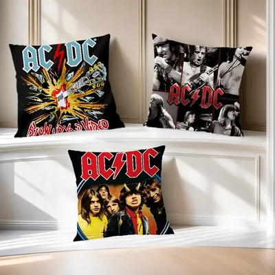 Kissenbezug Bequemer weicher Kissenbezug für DC Band Sofa Wohnzimmer Home Office A-AC Dekor Image