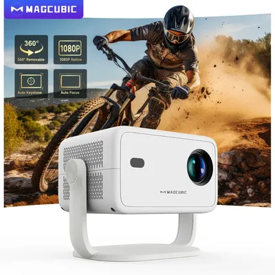 Magcubic 650ANSI L018 4K Projector Native 1080P Home Cinema Auto Focus Keystone Android 11 WiFi6