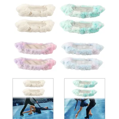 Ice Skate Blade Covers, Flannel Skate Guards Skate Blade Protector for Men Women Ice Skates Hockey