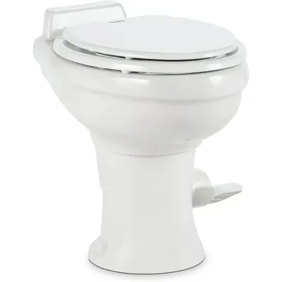302320081 320 Series Standard Height RV Toilet, White