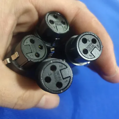 Swiss original 60PCS/lot NEUTRIK 3-pin XLR connector Male and femelle Microphone repair and upgrade