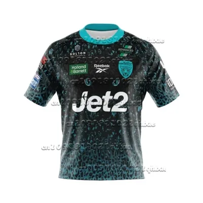 2025 Adult Children's Rugby Shirt Ley Panthers Breathable Speed Drying Training T-Shirt England