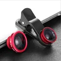 Obiettivo per telefono Fisheye 3 in 1 Obiettivo zoom grandangolare Obiettivi macro Fish Eye Kit fotocamera con obiettivo a clip sul telefono per tutti gli smartphone