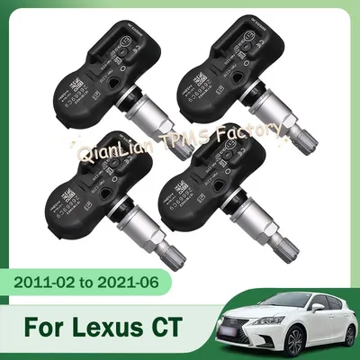 Tire Pressure Sensor Monitoring Sensor 433MHz 4pcs PMV-C210 TPMS Sensor For Lexus CT 2011-02 to
