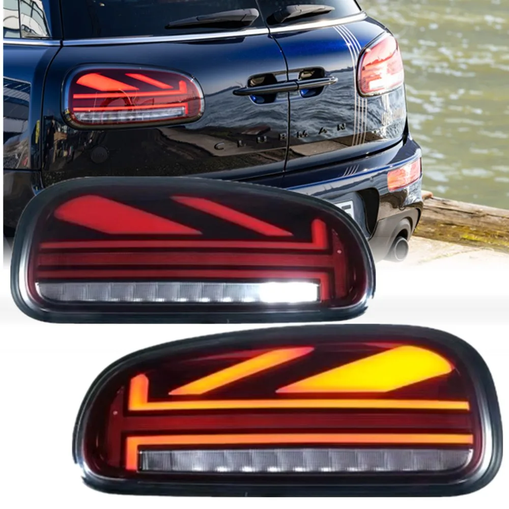 Gruppo luci posteriori a LED per auto per BMW MINI Cooper F54 Clubman 2015-2020 JCW Style indicatore di direzione sequenziale posteriore freno lampada di retromarcia