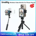 SmallRig Monitor video wireless per telefono Kit Vlog con telecomando Batteria da 1500 mAh per iPhone e telefono cellulare Android 4851