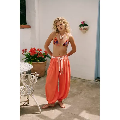Volare Pants by free-est at Free People in Fresh Coral, Size: XS