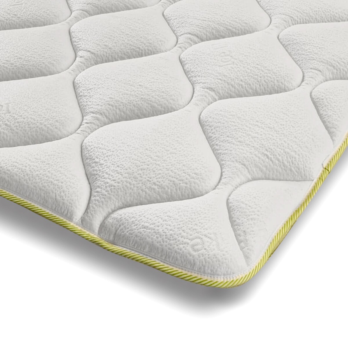 The White Stone Topper 80x190 cm | Matratzenkorrektor mit Elastiken, Cooler-Technologie, Höhe 4 cm Image