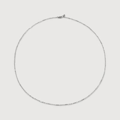 Gold Shimmer Choker Chain Necklace 16'