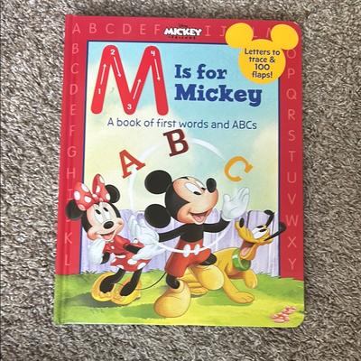 Disney Other | Disney Easy As Abc Book | Color: Red/Yellow | Size: Os