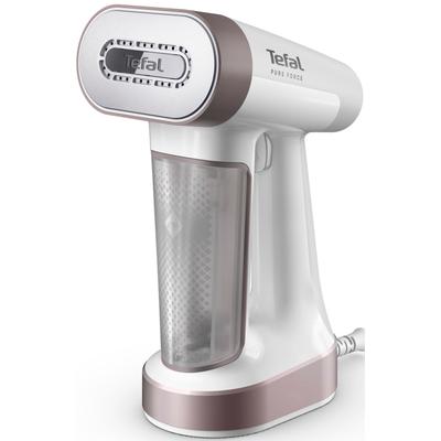 TEFAL Dampfbürste "DT8720 Pure Force 2-in-1", cinnamon pink metallic, weiß, B:11,8cm H:25,3cm T:21cm, Bügeleisen, vertikal Dampfen, horizontal Bügeln, 12 Minuten Autonomie