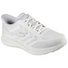 Slip-On Sneaker SKECHERS "GO WALK NOW-PAYTON", Herren, Gr. 42, grau (weiß, hellgrau), Textil, sportlich, Schuhe, Trainingsschuh, Schnürschuh mit Handsfree Slip-ins