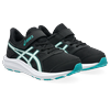 Laufschuh ASICS "JOLT 4 PS", Gr. 28,5, schwarz, soothing sea, Textil, Synthetik, sportlich, Schuhe