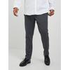 Chinohose "JPSTMARCO JJCOOPER CHINO NOOS PLS", Herren, Gr. 54, Länge 32, grau (dunkelgrau melange), Web, Obermaterial: 52% Polyester, 21% Nylon, 17% Viskose, 10% Elasthan, JACK & JONES PLUSSIZE, unifarben, modisch, slim fit knöchellang, Hosen