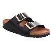 Pantolette ROHDE "ALBA", Damen, Gr. 41, schwarz, Lackleder, glänzend, klassisch, Schuhe, Sommerschuh, Hausschuh, Strandschuh, Schlappen, Schnallenverschlüsse