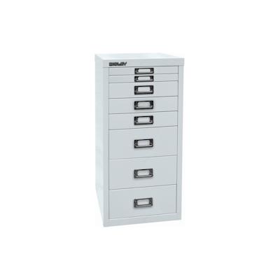 Bisley Schubladenschrank MultiDrawer A4 8 Schübe lichtgrau Image