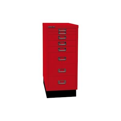 Bisley Schubladenschrank Multidrawers 29er Serie A4 8 Schübe kardinalrot Image