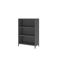 Hammerbacher Regal FlexWall 3OH Sockel graphit Image