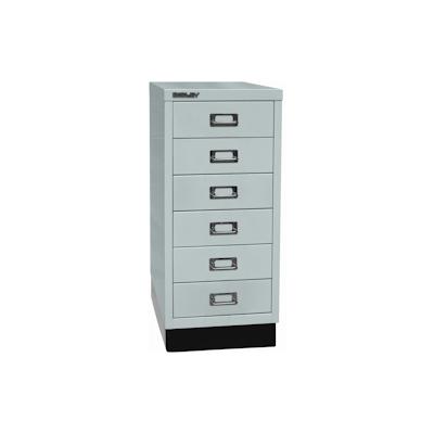 Bisley Schubladenschrank Multidrawers 29er Serie A4 6 Schübe lichtgrau Image