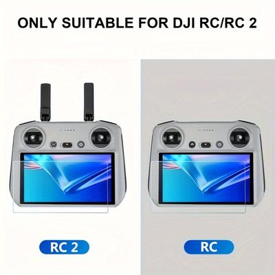 TEMU 3pcs/2pcs For 4 Pro Controller Screen Protector, Tempered Glass/hd Protective Film For Dji Rc/rc 2, Compatible With Mini 4 Pro//mini 3/air 3/ 3 Pro 9h Hardness Tempered Glass Image