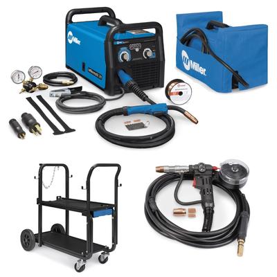 Miller Millermatic 211 MIG Welder, Spoolmate 150 & Accessories