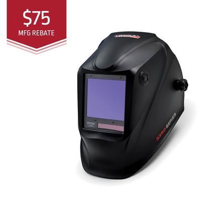Lincoln Viking 3350 Series Black Auto Darkening Helmet