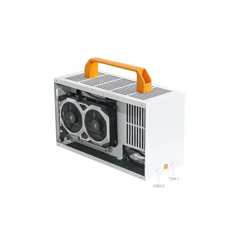 K49 ITX A4 Game Computer Host Mini Case mit SFX Quanhan T70 K55 Image