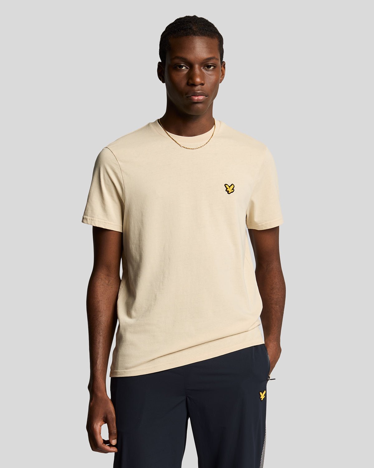 Lyle & Scott Sport Kurzarm Martin T-Shirt - Beige Image