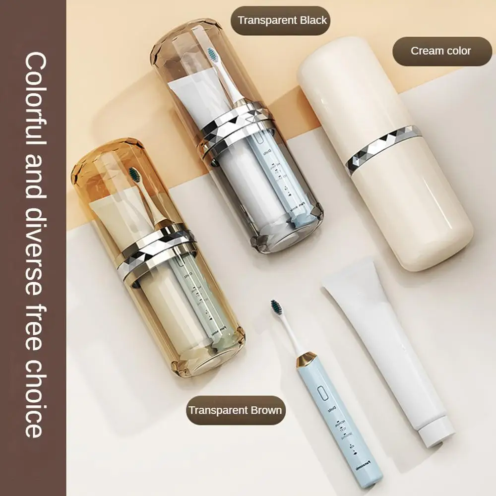 Reise Mundwasser Tasse tragbare Outdoor-Camping große Kapazität langlebige Paar waschen nach Hause elektrische Zahnbürste Zahnpasta Aufbewahrung becher Image