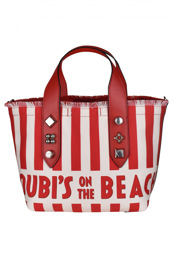 Christian Louboutin Kleine Tote Bag Frangibus Weiß Image