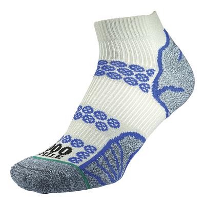 1000 Mile - Damen Lite Knöchelsocken Doppel-Layer Laufstrümpfe - Silber / Royalblau Image