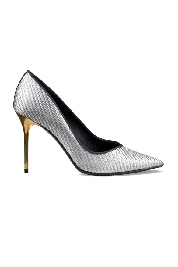 Balmain Pumps Ruby Silber