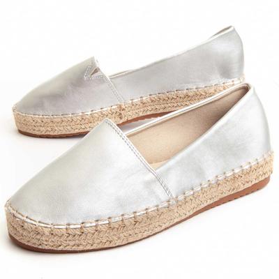 Montevita Plattform-Espadrille Yutte2 in Silber Image