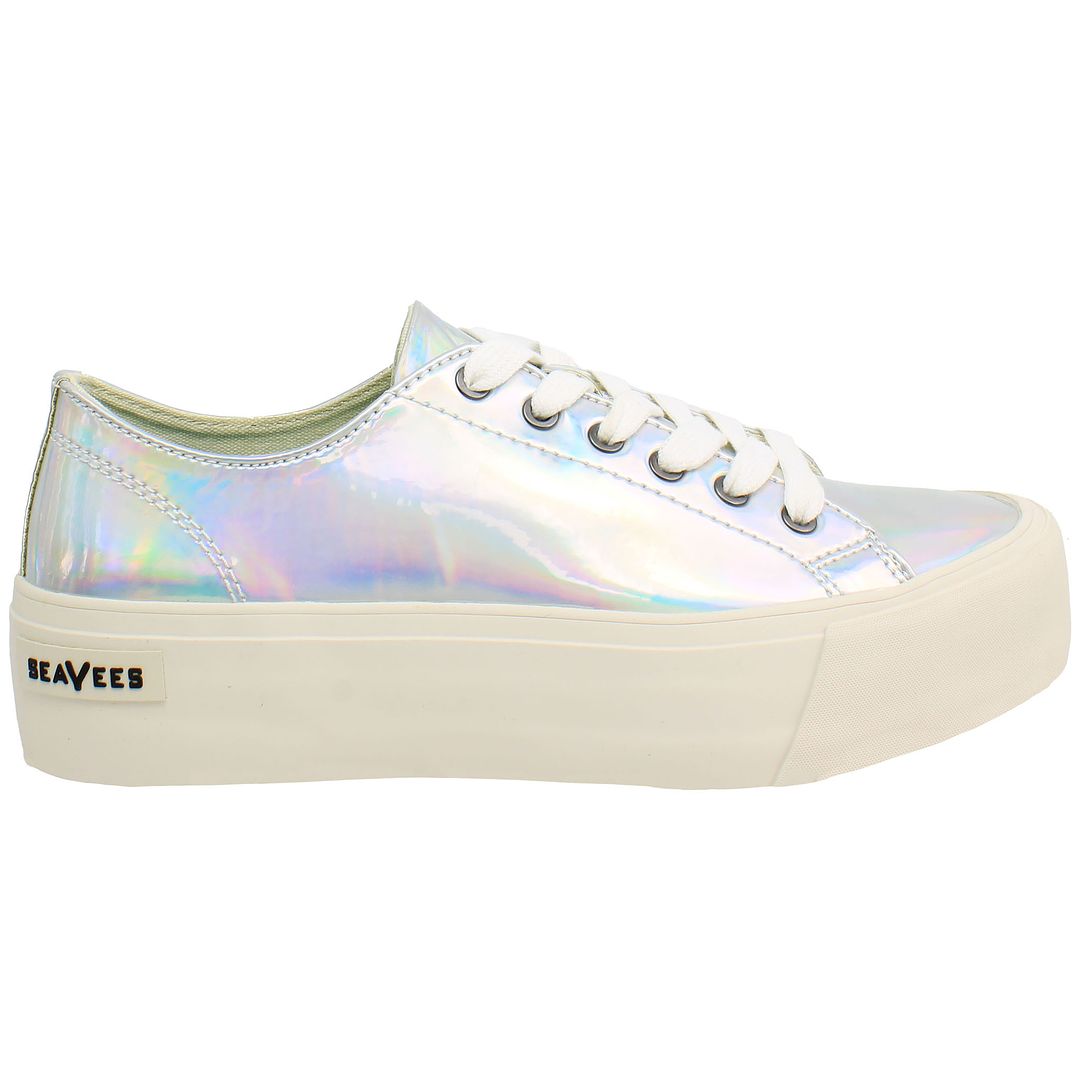 Seavees Monterey Platform Sun Valley Damen Silber Schuhe