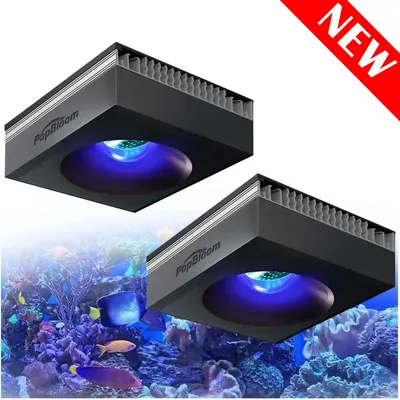Neues PopBloom RL90 WiFi meerwasser led, APP-Programm Reef Marine aquarium led beleuchtung für SPS/LPS Reef Coral Fish Tank Light, APP unterstützt Deutsch