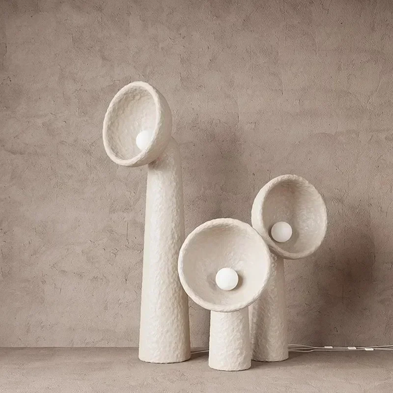 Nordic Kreative Retro Stil Harz Led Boden Lampe Schreibtisch Wohnzimmer Studie Hause Dekoration Schlafzimmer Nachttisch Image