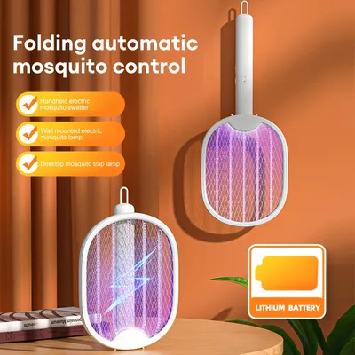 Elektrische Mücken schläger tragbare faltbare Moskito-Killer-Lampe USB wiederauf ladbare Bug Zapper Fliegen klatsche für Schlafzimmer Küche