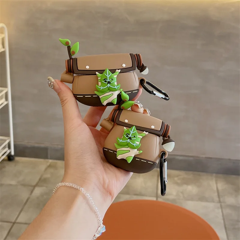 Anime Spiel Zeldas Tears Yahaha Koroks Action-figuren Kopfhörer Fall Airpods 1 2 3 Für Airpods Pro 2 Schützen Abdeckung Yahaha Tasche Niedlich Image