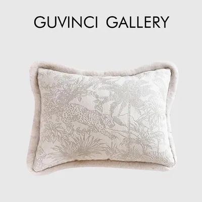 GUVINCI Moderner Lendenkissenbezug mit Akzent im natürlichen Sinnestil, Muscheln, Image