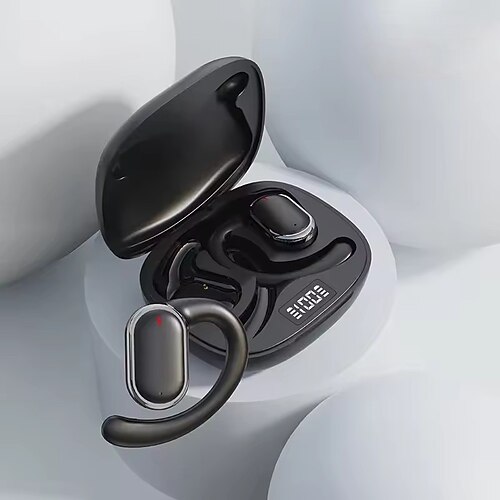 Cuffie auricolari vivavoce X93 con gancio auricolare Bluetooth 5.3 stereo sportivo per yoga, fitness, palestra, allenamento, telefono cellulare