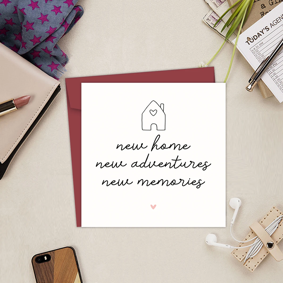 Neues Haus geschenk, Einweihung karte, neue Abenteuer, neue Erinnerungen Gruß karte, coole neue Heim karte, Glückwünsche Einweihung sparty Geschenk Image