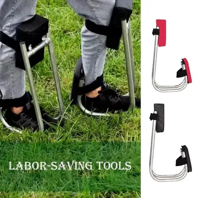 Portable Garden Kneeler Seat Chair Strap on Kneeling Device Knee Seat Leg Brace Labor-Saving Tools