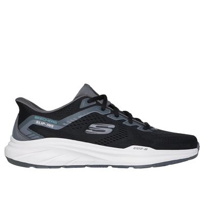 Skechers Men's Slip-ins Relaxed Fit: Equalizer 6.0 - Loyde Sneaker | Size 14.0 | Black | Textile/Synthetic | Vegan