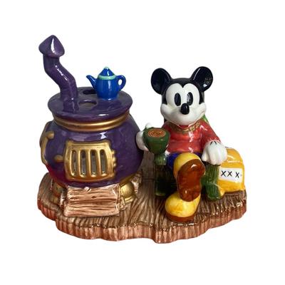 Disney Accents | 1disney Mickey Mouse 1997 Season Of Song Tealight Candleholder | Color: Gold/Purple | Size: Os