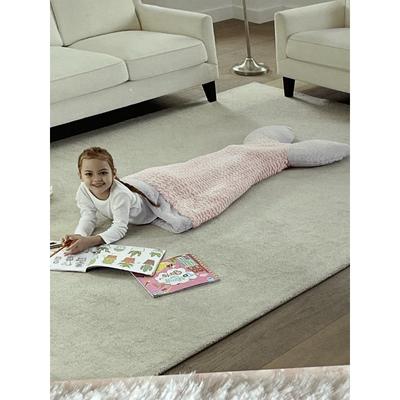 Jessica Simpson Bedding | Jessica Simpson Mermaid Tail Kids Plush Snuggle Sleep Bag Faux Fur New | Color: Pink | Size: Os