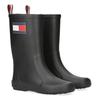 Gummistiefel TOMMY HILFIGER, Kinder, Gr. 34, schwarz, Gummi, modisch, Schuhe, Regenstiefel, Matschstiefel mit Logo